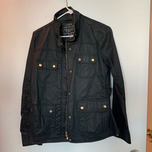 J crew waxed cotton chore jacket